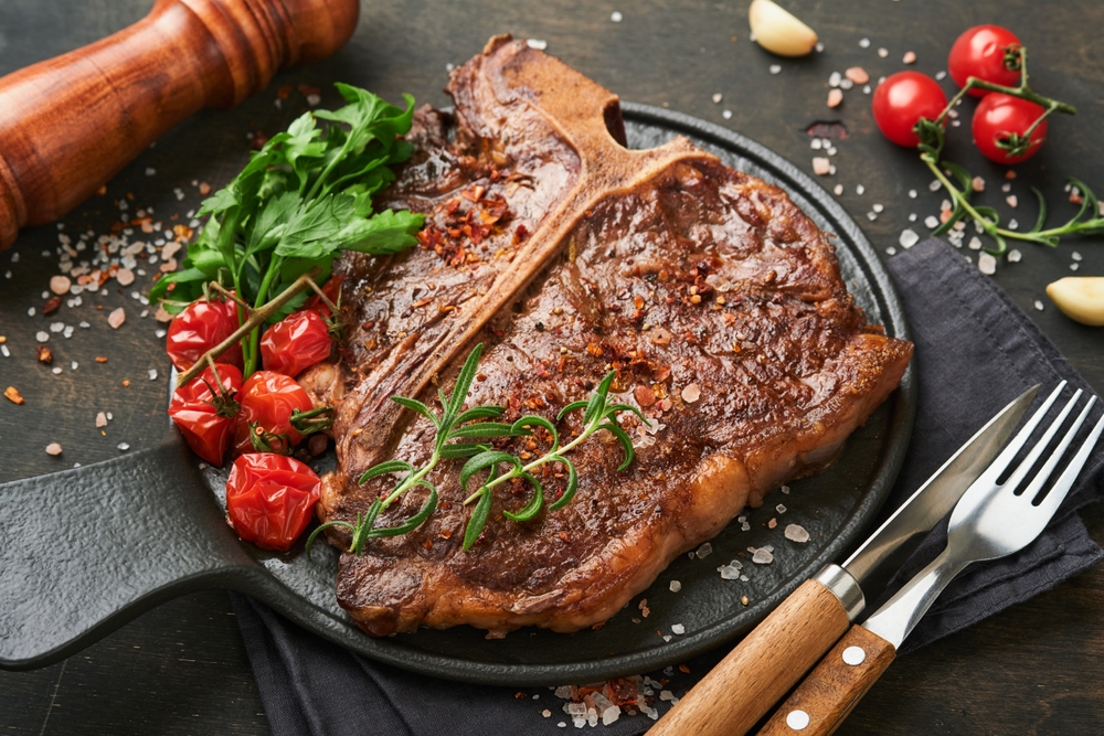 houston steak night t bone steak